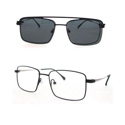 China Fashion Sunglasses Metal Sunglasses Men, Magnetic Clip On Frame Sunglasses for sale