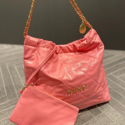 China Fashion Luxury Designer Lady Customized Genuine Leather Pillow Bag With Metal Buckle PU Chain Shoulder Bag for sale