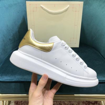 China Fashion Trend Mqueens Shoes Luxury Designer Mqueens Platform Chunky Trainers Increase Flat Bottom Skateboarding Shoes for sale