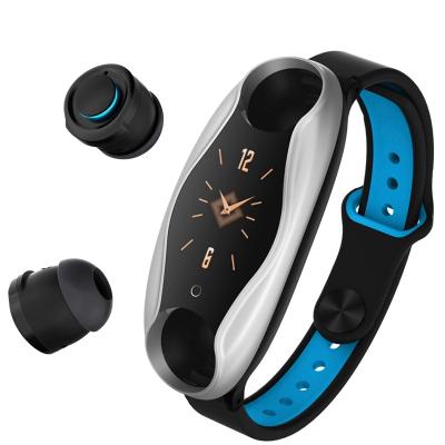 China T90 Touch Screen Men Smart Watch Earphone 2 in 1 Women Smart Watch Android IOS BT Call Support Fitness Bracelet for sale