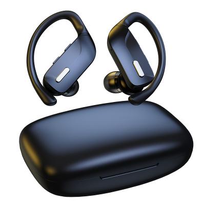 China New Arrivals Battery Display Earphone Battery Display Smart Headset Digital Display Game Earphone Real Wireless Ear Hook Type for sale