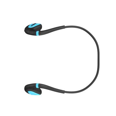 China New Technology Waterproof Bone Conduction Earphone Ipx8 Bottom Water Bone Conduction Microphone For Swimming for sale