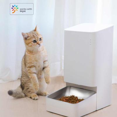 China Xiaowan Automatic Wifi Connect Mijia APP Remote To Operate Automatic Dog Cat Feeder Pet Feeder To Camera for sale