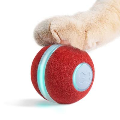 China Christmas Surprise Gift Viable Cat Toy Relieving Boredom Artifact Ball Funny Cat Smart Plush Automatic Ball for sale