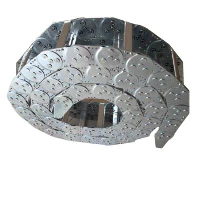 China Wear Resistance Custom Steel Enclosed Flexible Cable Carrier Drag Chain For Metallurgical Continuous Casting for sale