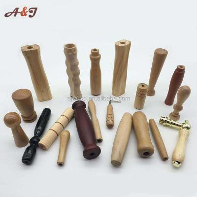 China 2021 Contemporary New Customized Wooden Handle Knob For Furniture Cabinets Wardrobe Kitchen Wares for sale