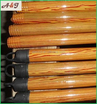 China Hot Selling PVC Straight Broom Handle Wooden Stick for sale