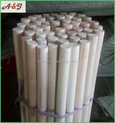 China Floor Cleaning Natural Broom Handles Roughly With A Flat End for sale