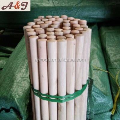 China Premium Floor Broom Cleaning Natural Wood Stick With Italian Wire for sale