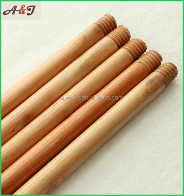 China High Quality Quality Straight Varnish Wooden Broom Handles for sale