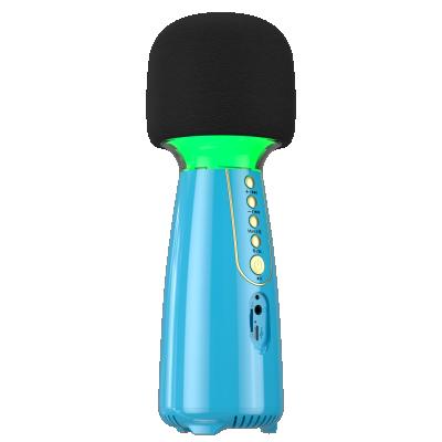 China Noise Canceling Fashion Design USB Portable Handheld Speaker Karaoke Wireless Microphone For Home KTV for sale