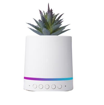 China USB TF Card Music Flower Pot BT Loudspeaker Factory LED Portable Wireless Sound Box Support Wireless USB TF Card for sale