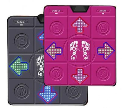 China Wireless Twin Wireless Dance Mat 32 Bit For TV And PC With 30 Games 80 Songs for sale