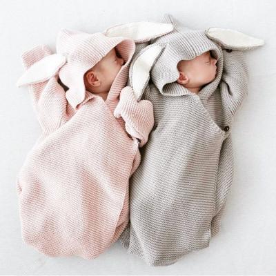 China Best Selling Newborn Baby Breathable Blanket Wrap Sleeping Bag Baby Sleeping Bag Knitted for sale