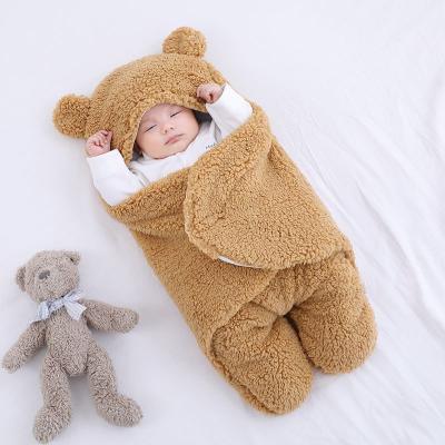 China Breathable Boys Girls Clothes Sleep Nursery Wrap Ultra Soft Fluffy Baby Sleeping Bag Newborn Baby Sleeping Bag for sale