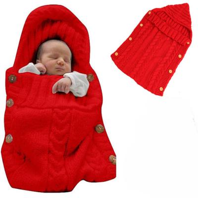 China Breathable Boys Girls Clothes Sleep Nursery Knitting Wrap Ultra Soft Fluffy Newborn Blanket Infant Baby Sleeping Bag for sale