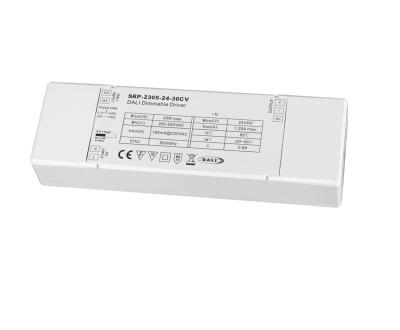 China Dimmable 30W DALI LED Driver 24V Constant Voltage Dali-2 DC Dimmable Led Strip Light DALI DT-6 for sale