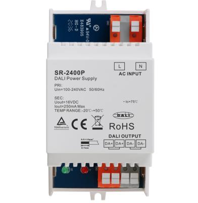 China DIN RAIL Installation DALI BUS Power Supply 250mA Output DIN RAIL Installation for sale