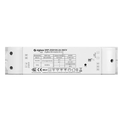 China 50W Constant Voltage Driver ZigBee 3.0 24Vdc Dimmable Four Channels PWM Dimming SRP-ZG9105-24-50CV for sale