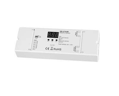 China DMX512 Relay AC-AC OLED Display DMX Switch 170x59x29mm for sale