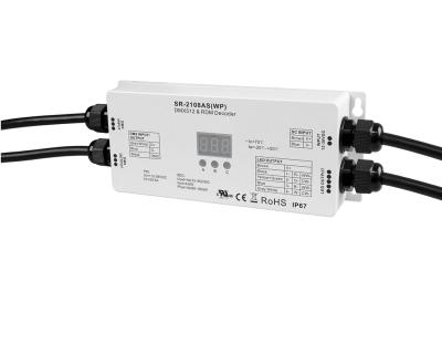 China Constant Voltage; OLED RDM DMX512 Decoder IP67 Protection 500~35K Hz 4 Channels OLED Display for sale