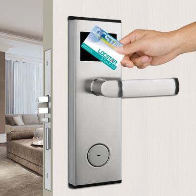 China 304 Stainless Steel Digital RF Management Smart Locks System Mechanism Card Bluetooth Door Hotel Safe Lock for sale