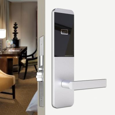 China Hotel/Motel Card ANSI Standard RFID Mortise Aluminum Alloy Hotel Lock SaaS Management Software System Hotel Door Lock for sale