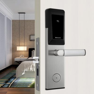 China Motel / Hotel Grade Electronic Smart Locks RF Card Key Door Hotel Lock With Elevator Controller System for sale