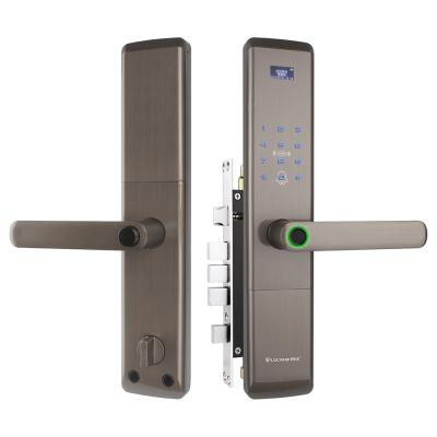 China Blu Switch Rf Electronic Hornbell Fashionable App Tuya Deadbolt Solenoid Door Wifi Smart Lock for sale