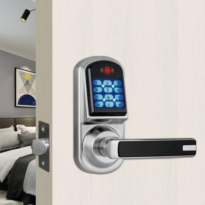 China Zinc Alloy Simple Electric Keyless Door Security Tonguepassword Lock Locstar Smart Digital Door Lock for sale