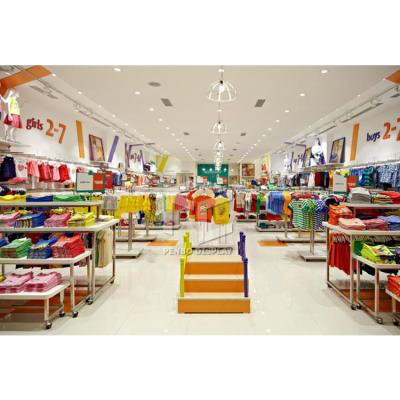 Chine Modern Environmentally Friendly Kids Clothes Store Display Furniture Baby Store Design Baby Clothing Stores à vendre