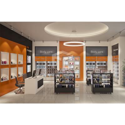 China Interior design of modern cosmetic store for sale