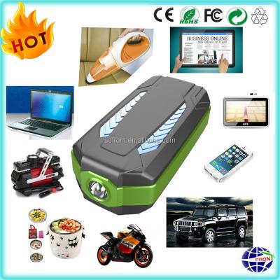 China 2015 new design 12v 16000mah portable passenger car high capacity multifuntion jump starter for car/motorcycle/laptop /digital product for sale