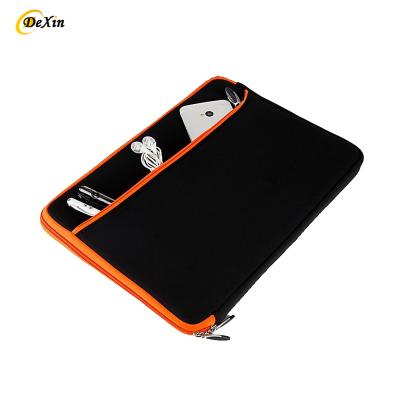 China Daily Life Customized logo notebook handbag Stylish Soft zipper traveling business portable 16inch neoprene laptop bag sleeve for sale