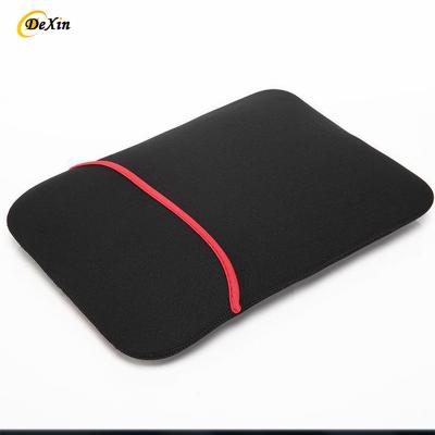 China Daily Life Wholesale Low MOQ  High Quality 13 14 15.6 Inch Nylon Handle and Shoulder Strap Without Zipper Neoprene Laptop Sleeve Case for sale