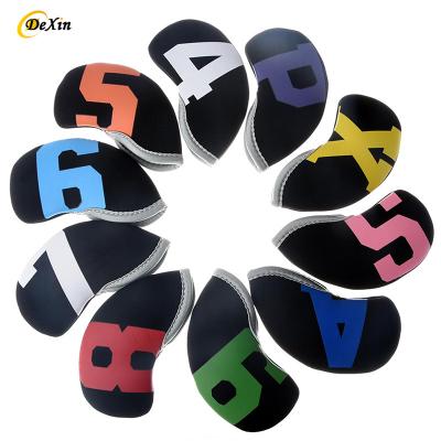 China Durable Manufacturer head cover iron golf club headcovers customable custom neoprene putter headcover for sale