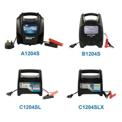 China Best Value and Hot Selling FTpower 1204S Auto Battery Charging 12V 4A Auto Car Battery Charger for sale