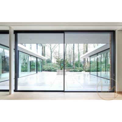 China Modern Good Durable Front Door For Patio Aluminum Sealing Glass Sliding Door Heat Insulation for sale