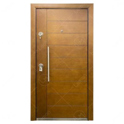 China High Security Most Popular High Quality Plywood Steel Door Galvanized Exterior Armored Door For Front for sale