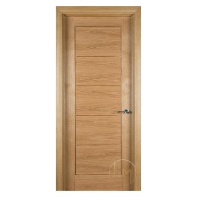 China China factory price 32x80 lemon oak wood ready made exterior solid doors windproof from China for sale