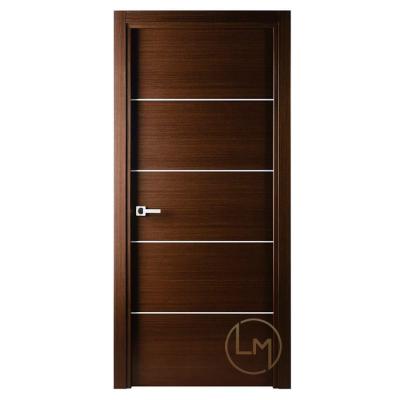 China Foshan factory new design high security soundproof interior wooden door low price composite wooden door for bedroom for sale