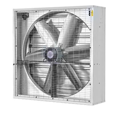 China Building Material Stores Basement Exhaust Axial Air Ventilation Extracor 50Inch Industrial Greenhouse 380V Wall Mounted Fan for sale