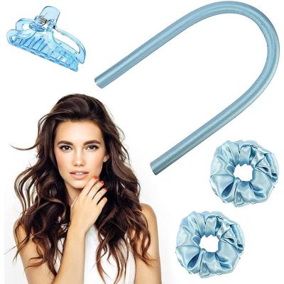 China 2021 Stylish New Fashion Rod Headband Lazy Curler Heatless Curling Set Make Hair Soft and Shiny Hairdressing Tools Hot Sale for sale