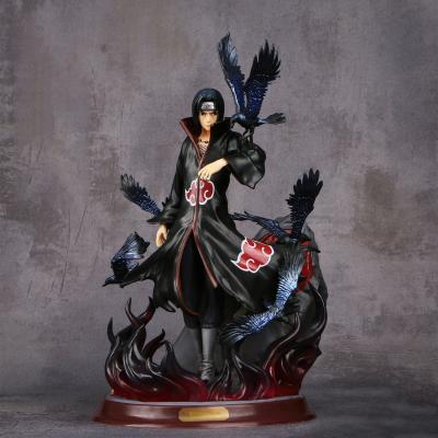 China New Style Japanese Anime Narut Shippuden Cartoon Toy Uchiha Itachi Figures Recall PVC Model Toy Action Numbers for sale