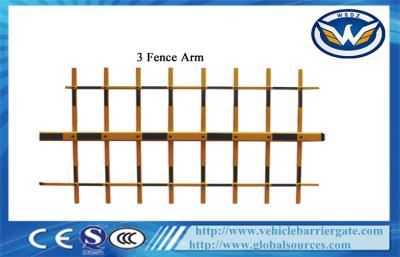 China 3 Fence Arm Aluminum Alloy Boom For Automatic Car Parking Barrier Gate for sale