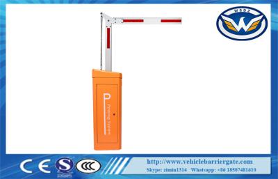 China Faltendes Arm-automatisches Boom-Sperre 24V DC schwanzlos mit lackierter 2mm Stahlplatte zu verkaufen