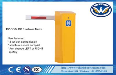 China Intelligent Barrier Gate 6m Arm DC24V Brushless Motor For Parking Lot System for sale