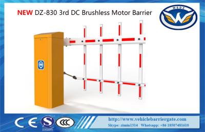 China De koudgewalste de Barrièrepoort 1.5sec-6sec van het Bladstaalparkeren verzendt Regelbare Twee Omheining Arm Te koop