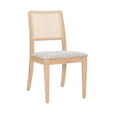 China Natural Solid Wood Dining Room Slipcovered French Wooden Chair, Dining Chair, Chair for sale