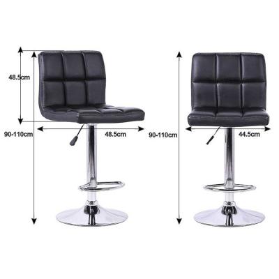 China Water Proof Leisure Swivel Bar Stools Chairs Height Adjustable Bar Chair Home Office Kitchen Bar Chair for sale